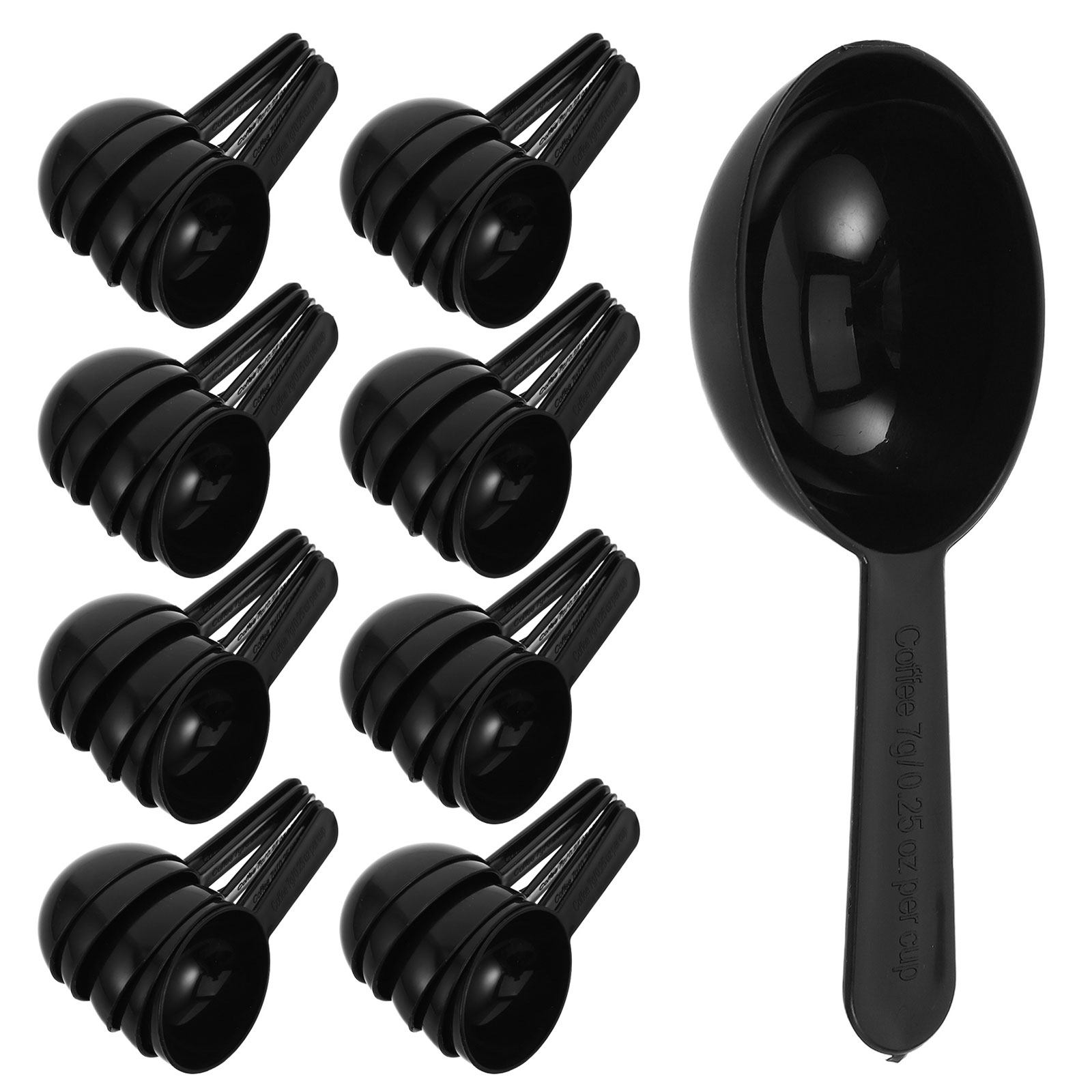 Kitchen Baking Canisters - 100개입 커피 원두 계량 스푼, 블랙
