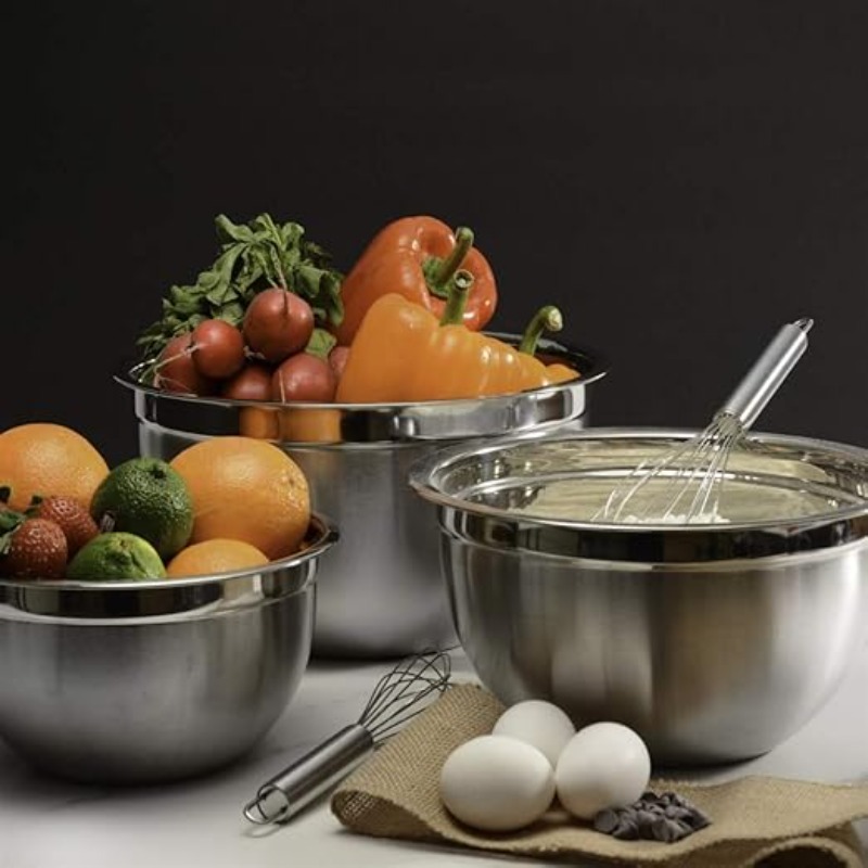 Bread Baking Kitchen Utensils - 스테인레스 스틸 샐러드 그릇 화상 방지