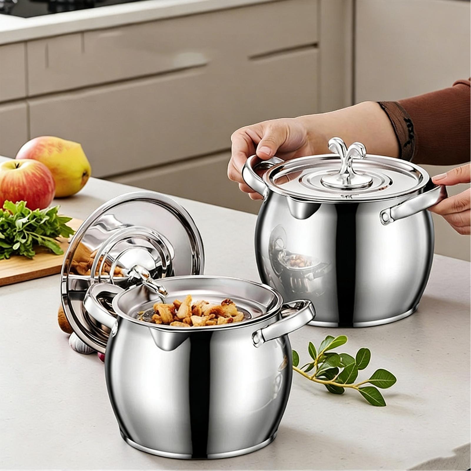 Kitchen Baking Canisters - 주방용 기름통 스테인리스 오일 저장 용기,