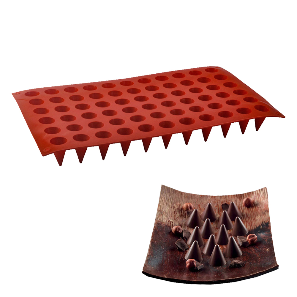 식품 등급 실리콘 초콜릿 베이킹 몰드, 66 셀 콘 초 - Kitchen Accessories For Baking 리뷰 및 가격