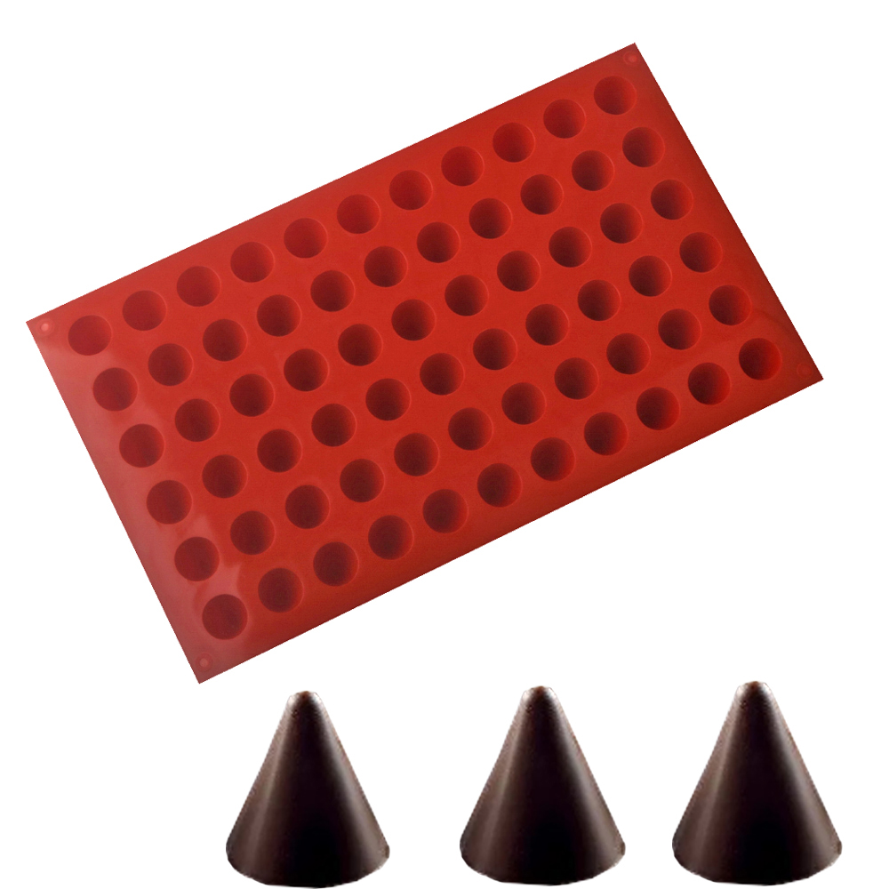 식품 등급 실리콘 초콜릿 베이킹 몰드, 66 셀 콘 초 - Kitchen Accessories For Baking 리뷰 및 가격