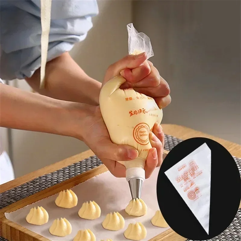 100pcs 일회용 과자 가방 케이크 디자인 장식 도구 - Kitchen Design For Baking 리뷰 및 가격