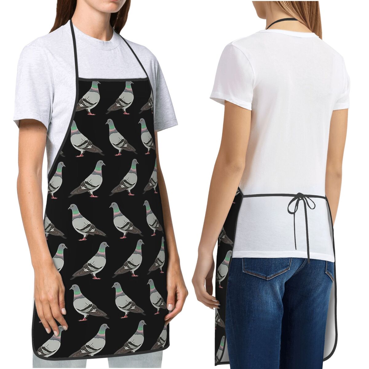 Pigeon Walk 2020, 검은색 배경 앞치마 요 - Kitchen Baking Background 리뷰 및 가격