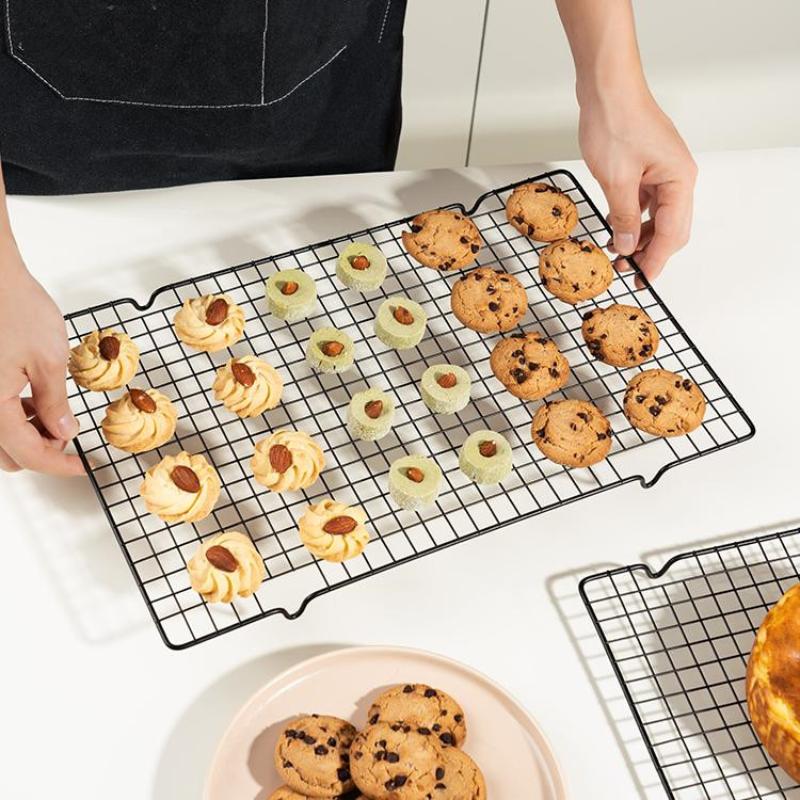 스테인레스 스틸 빵 비스킷 케이크 냉각 랙 드립 드라이 - Kitchen Accessories For Baking 리뷰 및 가격