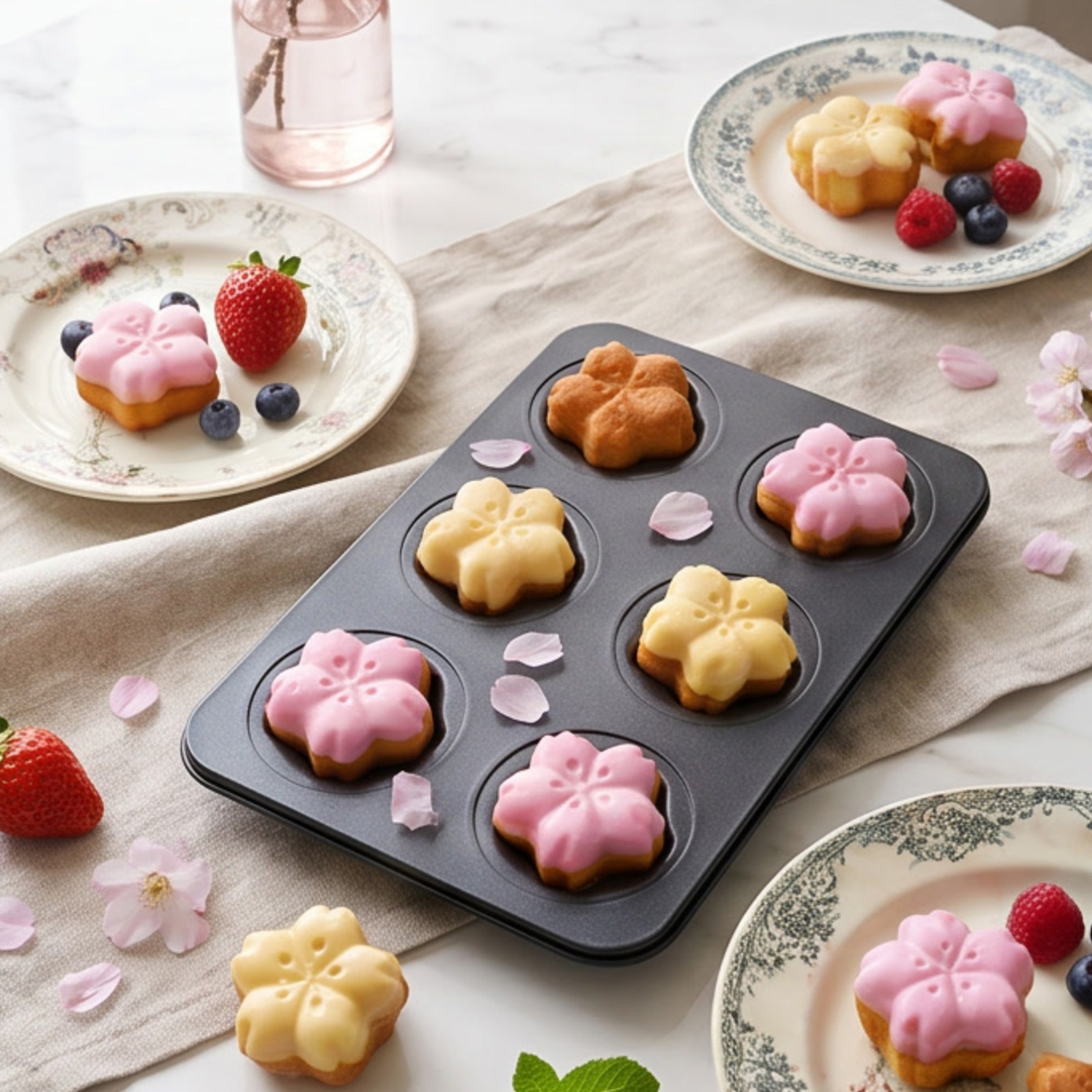 플로타 사쿠라 6구 베이킹 팬 논스틱 머핀 토스트 빵  - Bread Baking Kitchen Utensils 리뷰 및 가격