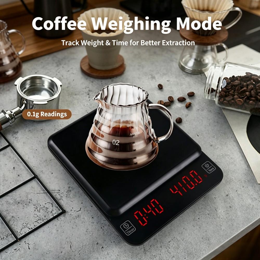 3kg/0.1g 고정밀 디지털 커피 저울, LED 휴대 - Kitchen With Baking Area 리뷰 및 가격