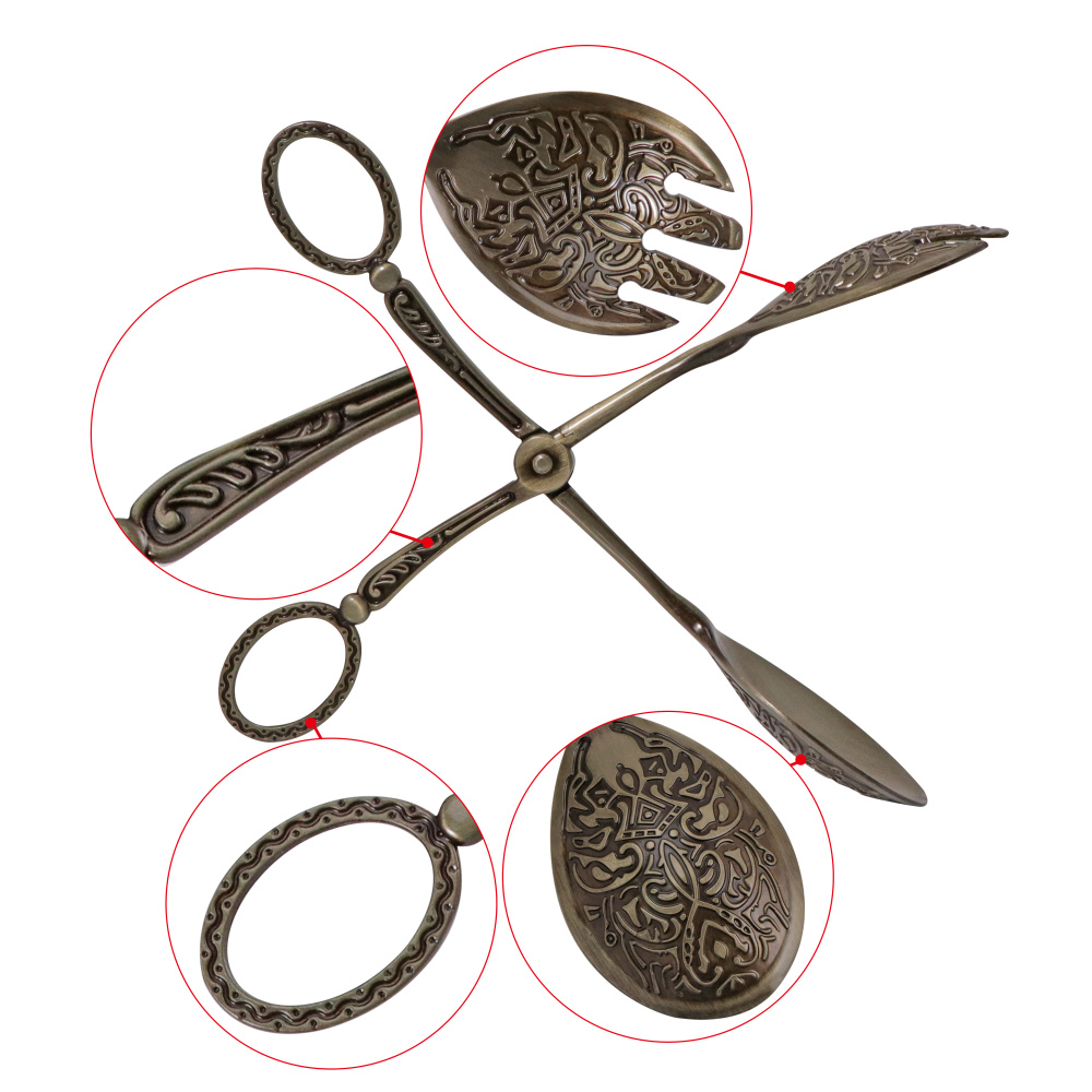 재스웨홈 빈티지 레트로 음식 집게 샐러드 케이크 빵 클 - Bread Baking Kitchen Utensils 리뷰 및 가격