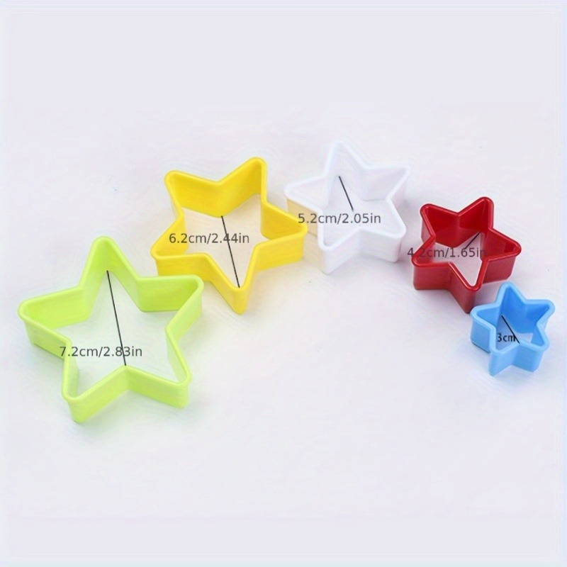 1/2/3PCS 별 모양 쿠키 커터, 플라스틱 페이스트 - Kitchen Accessories For Baking 리뷰 및 가격