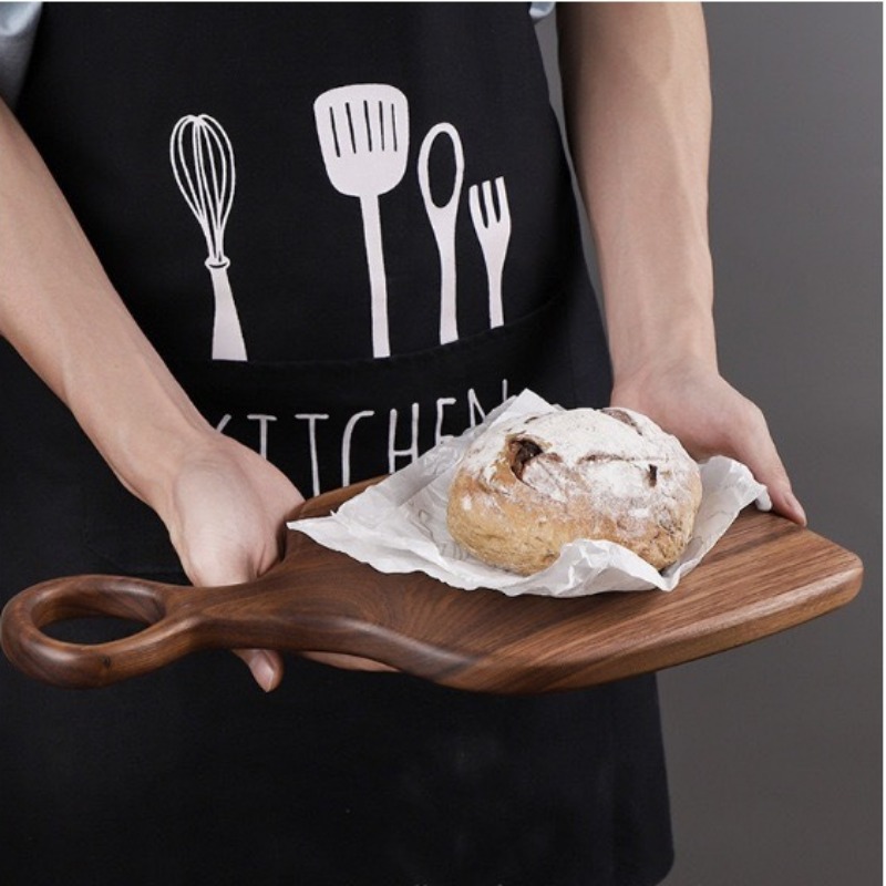 검은 호두 단단한 도마 나무 트레이 피자 보드 도마 주 - Kitchen With Baking Area 리뷰 및 가격