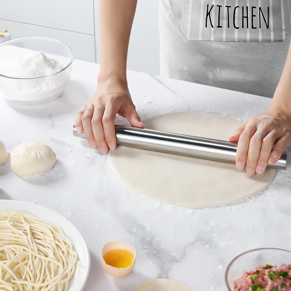 스테인레스 스틸 롤링 핀 베이킹 빵 과자 롤러 비 스틱 - Bread Baking Kitchen Utensils 리뷰 및 가격