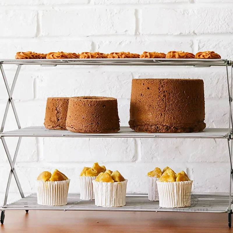 접이식 다층 케이크 냉각 랙 논스틱 열 방출 제빵 도구 - Kitchen Accessories For Baking 리뷰 및 가격