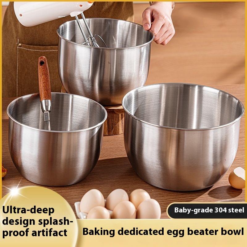 1Pc 스테인레스 스틸 믹싱 볼 요리용 베이킹 계란 휘 - Kitchen Design For Baking 리뷰 및 가격