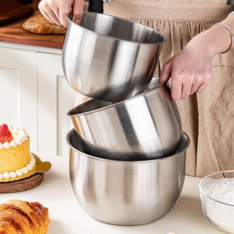 1Pc 스테인레스 스틸 믹싱 볼 요리용 베이킹 계란 휘 - Kitchen Design For Baking 리뷰 및 가격