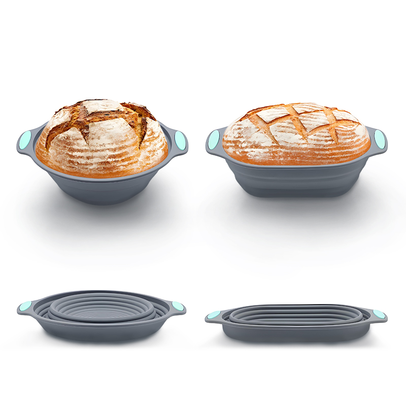 1PC 실리콘 접이식 바네통 빵 발효 바구니 - 사워도 - Kitchen Accessories For Baking 리뷰 및 가격