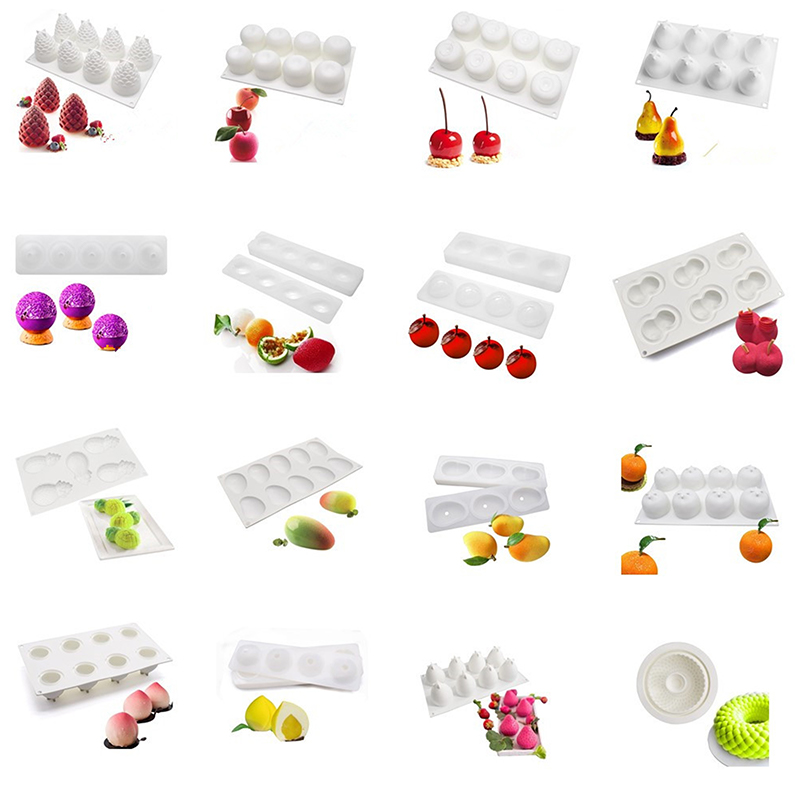 식품 등급 실리콘 과일 시리즈 케이크 몰드 – 다양한  - Kitchen Accessories For Baking 리뷰 및 가격