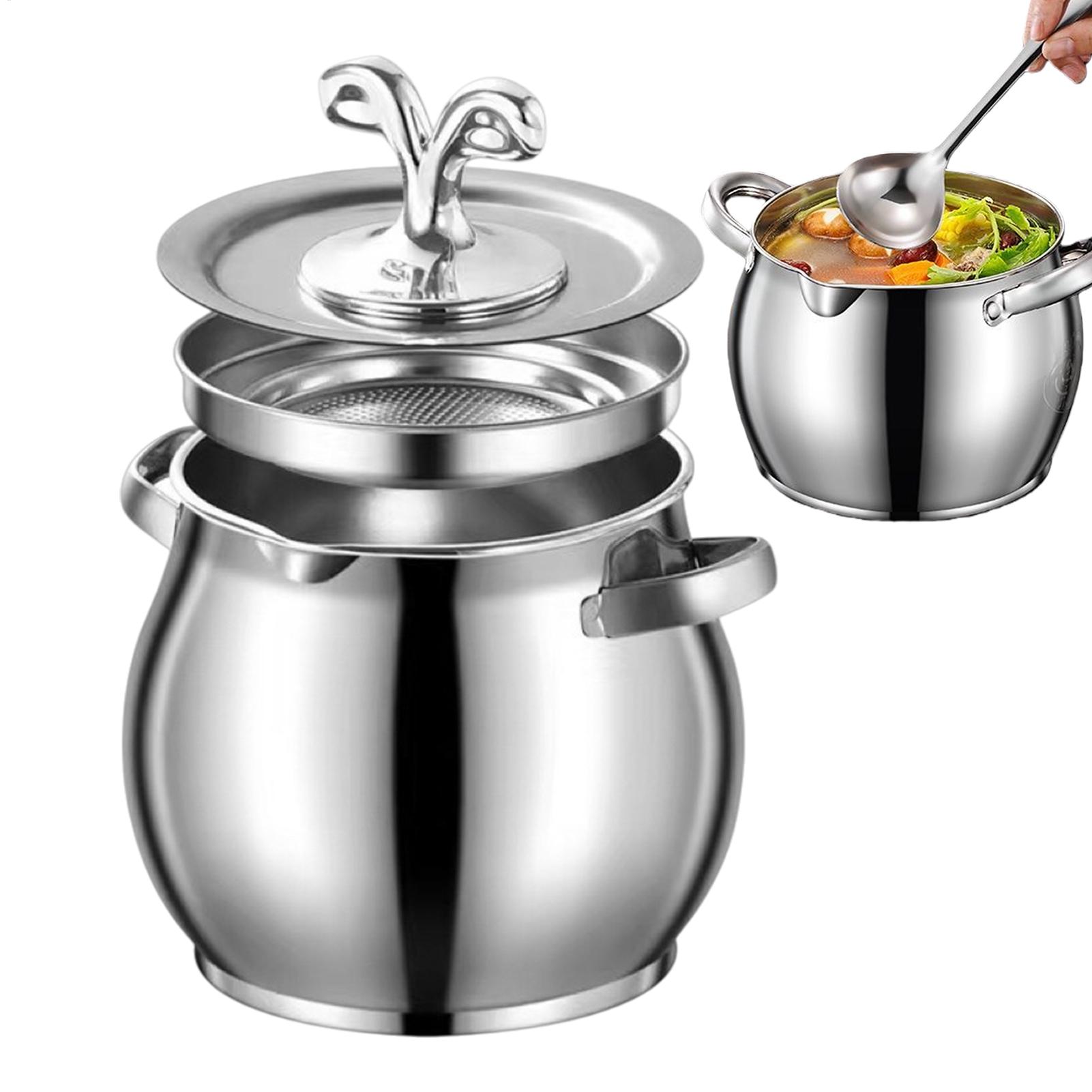 주방용 기름통 스테인리스 오일 저장 용기, 거름망 뚜껑 - Kitchen Baking Canisters 리뷰 및 가격