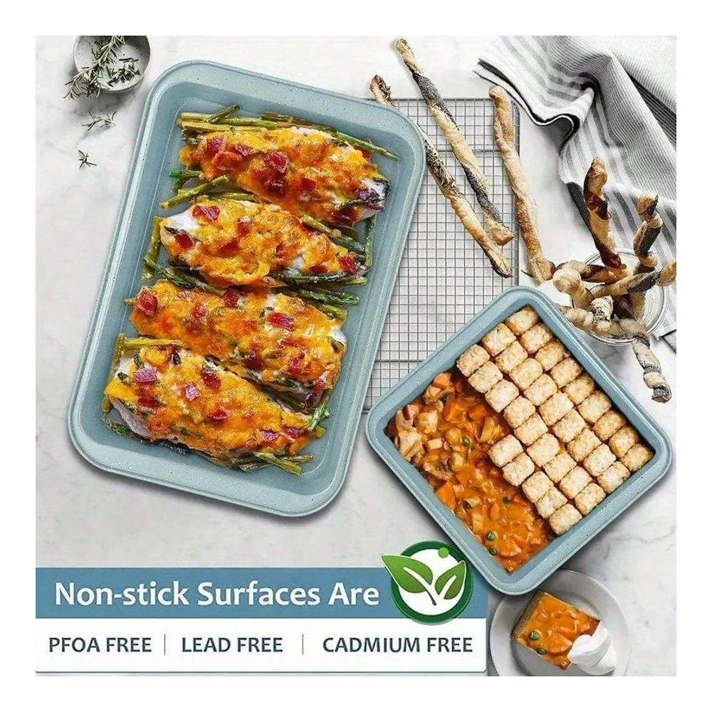 10종 베이크웨어 세트, 논스틱 주방 베이크웨어, 탄소 - Kitchen Accessories For Baking 리뷰 및 가격