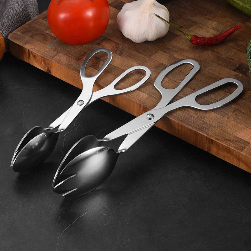 스테인레스 스틸 뷔페 집게 실버, 샐러드 거치대 음식  - Bread Baking Kitchen Utensils 리뷰 및 가격