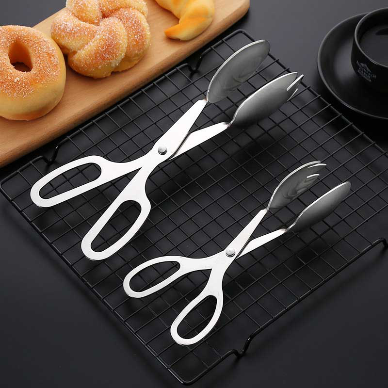 스테인레스 스틸 뷔페 집게 실버, 샐러드 거치대 음식  - Bread Baking Kitchen Utensils 리뷰 및 가격