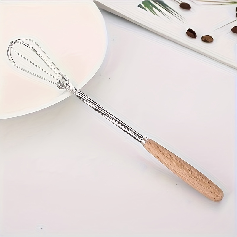 스테인리스 스틸 미니 계란 거품기 나무 손잡이 수동 거 - Kitchen Baking Must Haves 리뷰 및 가격