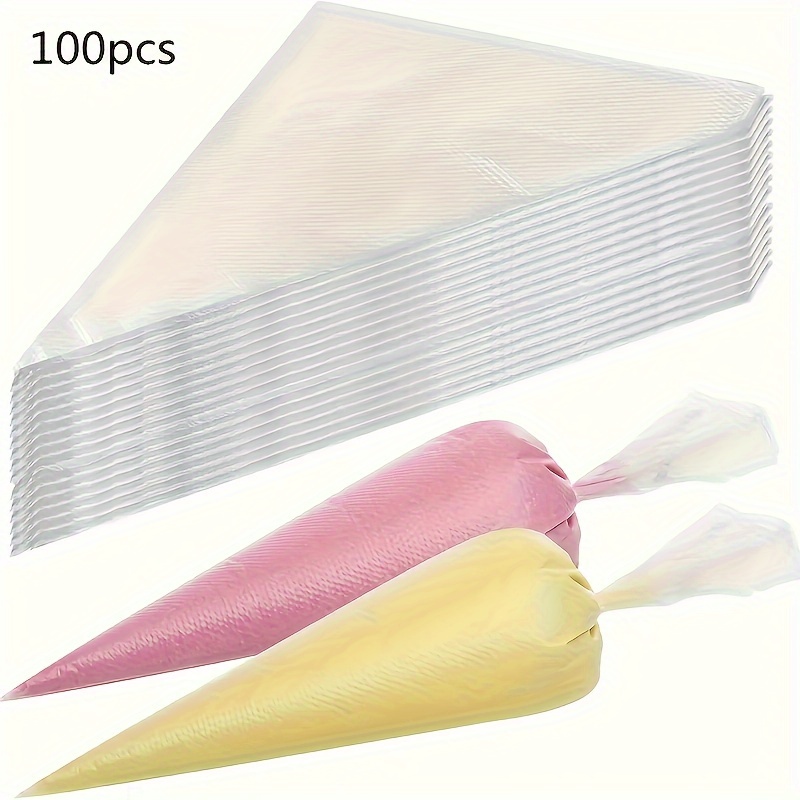100개 두꺼운 일회용 파이핑 백, 내구성 및 재사용  - Piping Bag Disposable 리뷰 및 가격