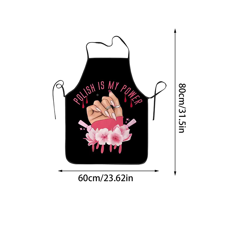 1Pcs 네일 아트 인쇄 뷰티 주방 여성 앞치마 가정용 - Kitchen With Baking Area 리뷰 및 가격